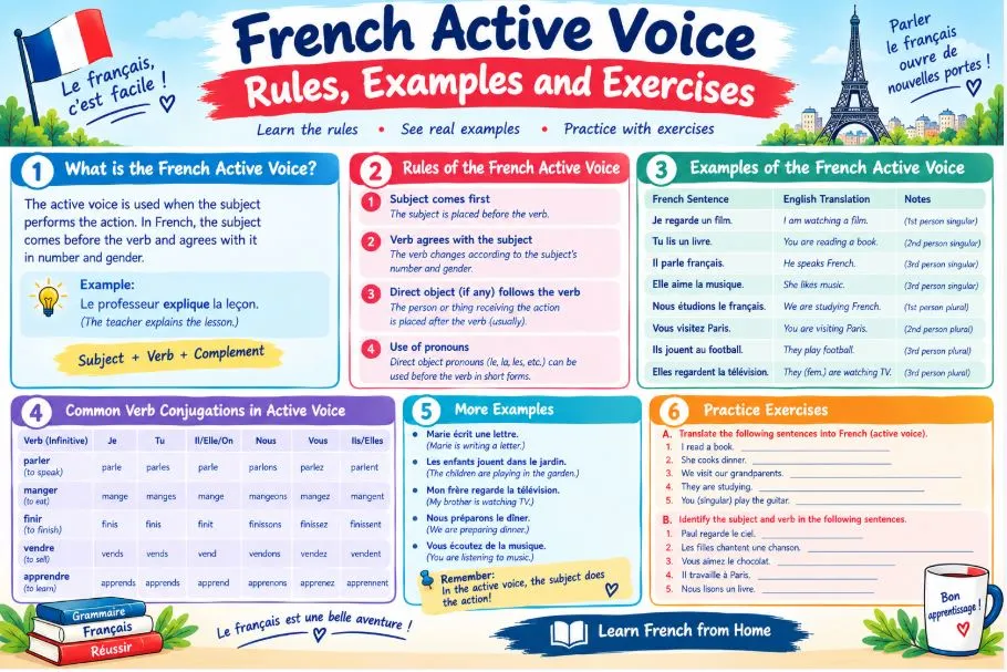 French active voice