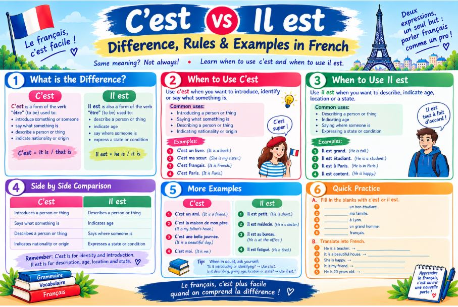 C'est vs il est