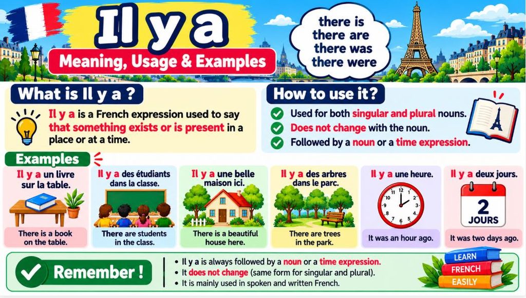 Il Y A in French: There Is, There Are & Ago Explained